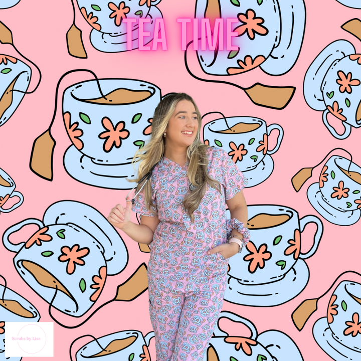Tea Time Scrub Set